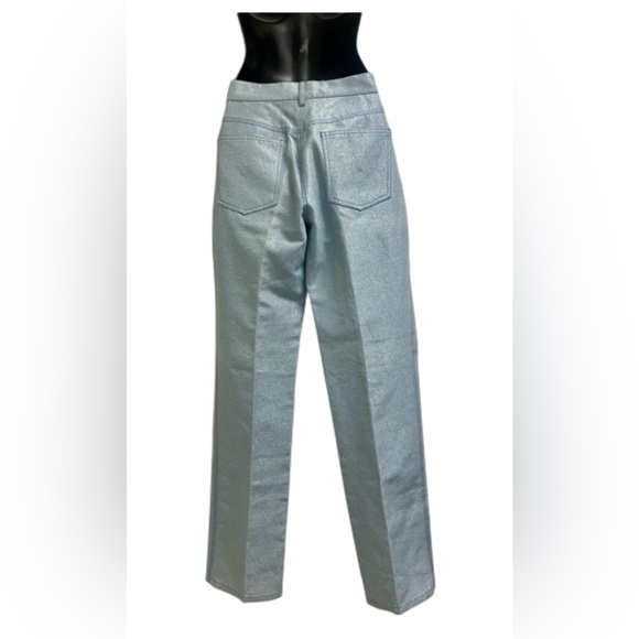 Marc Jacobs Straight Leg Metallic Pant - Picture 4 of 6